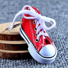 Mini Canvas Shoe Keychain