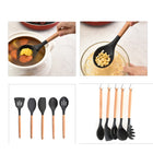 5Pcs Silicone Kitchen Utensils Set
