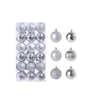 Christmas Tree Decorations 6 Styles Small Shatterproof Balls