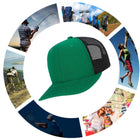 Six Panel Snapback Trucker Cap