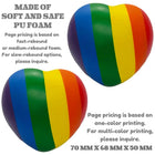 Rainbow Heart Shape Stress Ball