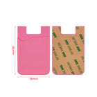 Custom Silicone Cell Phone Wallet Adhesive Card Holder