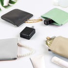 PU Leather Pouch With Snap Spring Closure