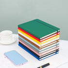 A5 Leather Notebook With Elastic Closure Band