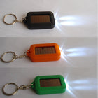Mini Portable Solar Power Flashlight Keychain W/ 3 LED Light
