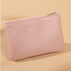 Leather Zipper Coin Purse