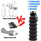 18oz Silicone Collapsible Water Bottles