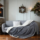 Bedsure Sherpa Fleece Throw Blanket For Couch