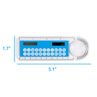 Mini Solar Transparent Ruler Calculator With Magnifier