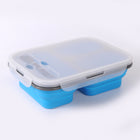 Large Capacity 3 Compartments Folding Lunch Box