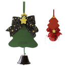 Christmas Tree Card Bell Ornament
