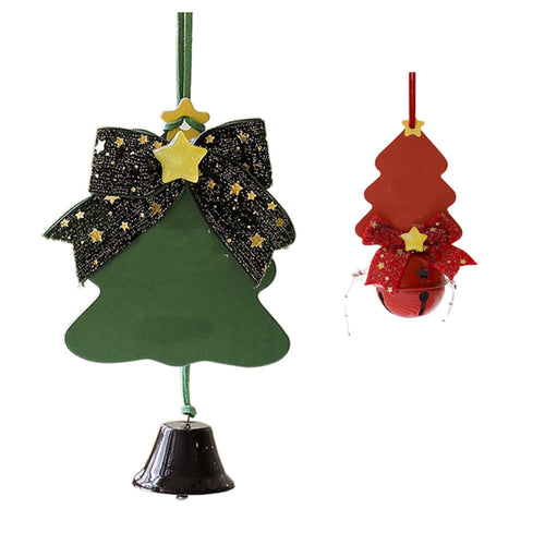 Christmas Tree Card Bell Ornament