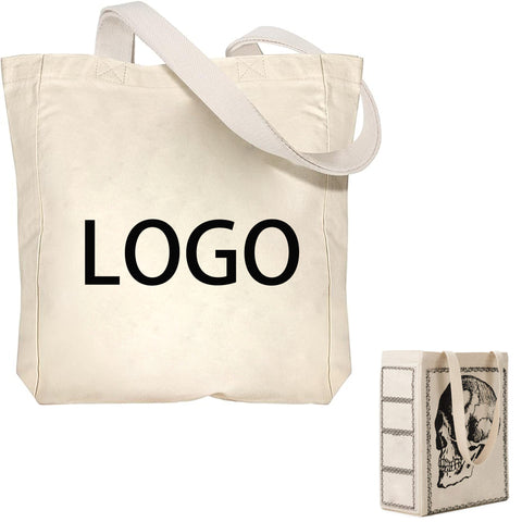 Cotton Canvas Everyday Tote Bag