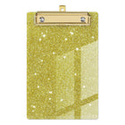 Glitter Acrylic Clipboard With Gold Clip