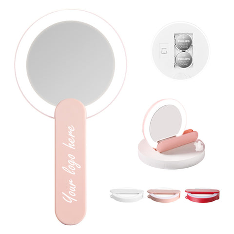 Rotating LED Vanity Mirror