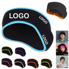 Fleece Sports Headband with Windproof Ear Warmers
