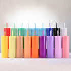 16 Oz Double Layer Plastic Straw Cup