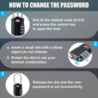 3 Digit Luggage Combination Lock