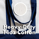 Premium Heavy Canvas Tote With Zipper Pocket