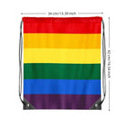 Rainbow Drawstring Backpack