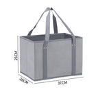Foldable & Reusable Non-Woven Shopping Bag For Car Use
