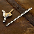 Stainless Steel Keyring Telescoping Pen