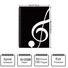 Custom Music Notebook 50 Sheets A4 Size