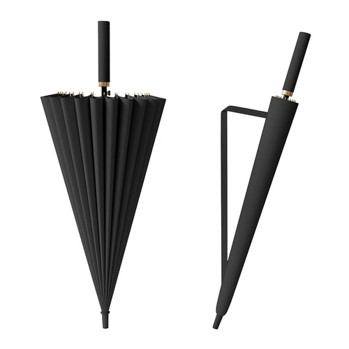 24 Bone Long Handle Automatic Umbrella