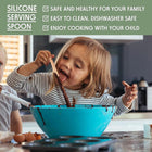 Kitchen Wooden Handle Silicone Spoon