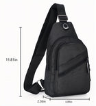 Travel Shoulder Crossbody Sling Backpack Earphone Hole