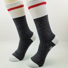 Mid Calf Crew Knit In Executive Dress Socks
