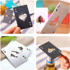 Stainless Steel Ace Spades Poker Bottle Opener