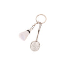 Badminton Keychain Pendant