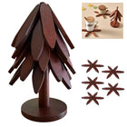 Natural Tree Trivet Set