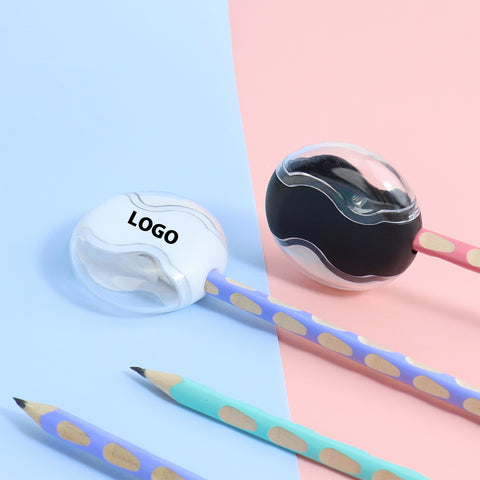 Single-hole Round With Eraser Pencil Sharpener