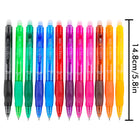 12 Colors Retractable Erasable Gel Pens Set