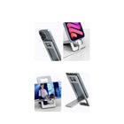 Card-style foldable portable aluminum alloy phone stand