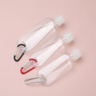 Travel-Sized Transparent Plastic Keychain For Hand Sanitizer