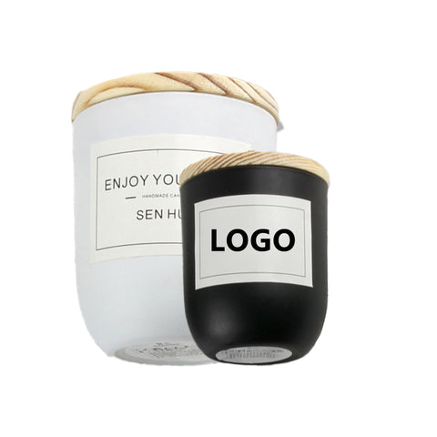 Scented Candle with Wooden Lid