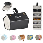 Pu Travel Glasses Case 5 Slots