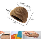 Warm Woolen Hat With High Stretch Head Circumference