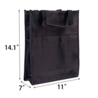 Zipper Hook And Loop Grocery Shopping Tote Shoulder Bag