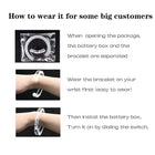 Led Acrylic Glowing Support Concert Bracelet
