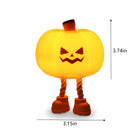 Silicone Rechargeable Bedside Touch Pumpkin Night Light
