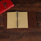 Loose-Leaf Leather Vintage Notebook