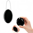 Oval Squeeze Coin Holders With Chain