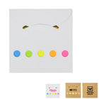Rainbow DIY Blank Memo Pad Cards