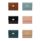 Retro Fashion Pu Leather Wallet 2-Layer Credit Card Holder