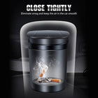 Smell Proof Led Car Ashtray With Lid