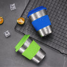 Stainless Steel Cups with Heat-insulated Sleeves